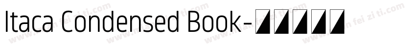 Itaca Condensed Book字体转换